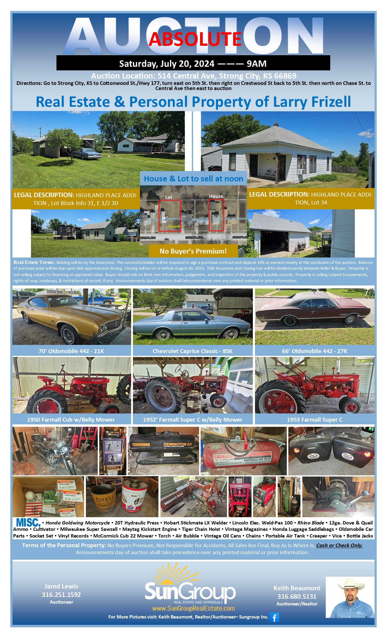 Larry Frizell Auction 07.20.2024