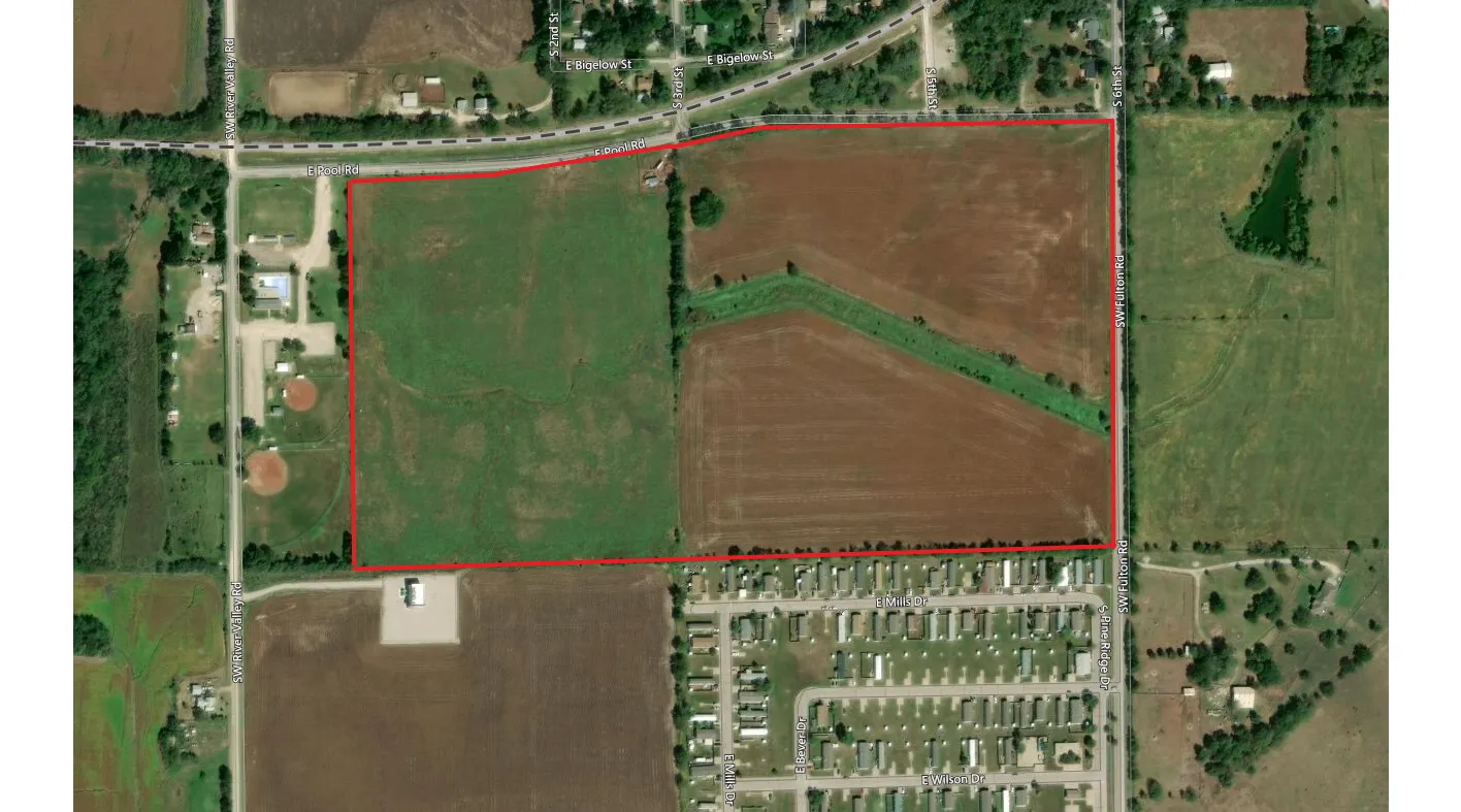 Image of land for sale.